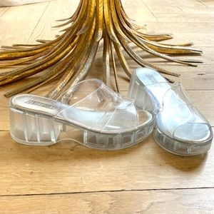 NWOT- Jeffrey Campbell Jelly sandals - size 7